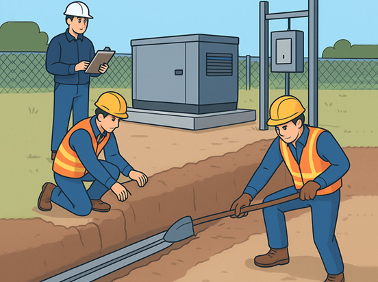 viasat edmonton standby generator installation